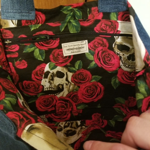 Upcycled Denim Big Purse One of A Kind! - Picture 2 of 3